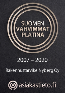 Yrityksellemme Suomen Vahvimmat Platina -sertifikaatti